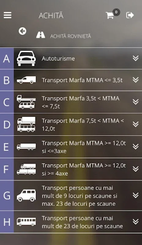 eTarife for Android - Simplify Toll Payments in Romania