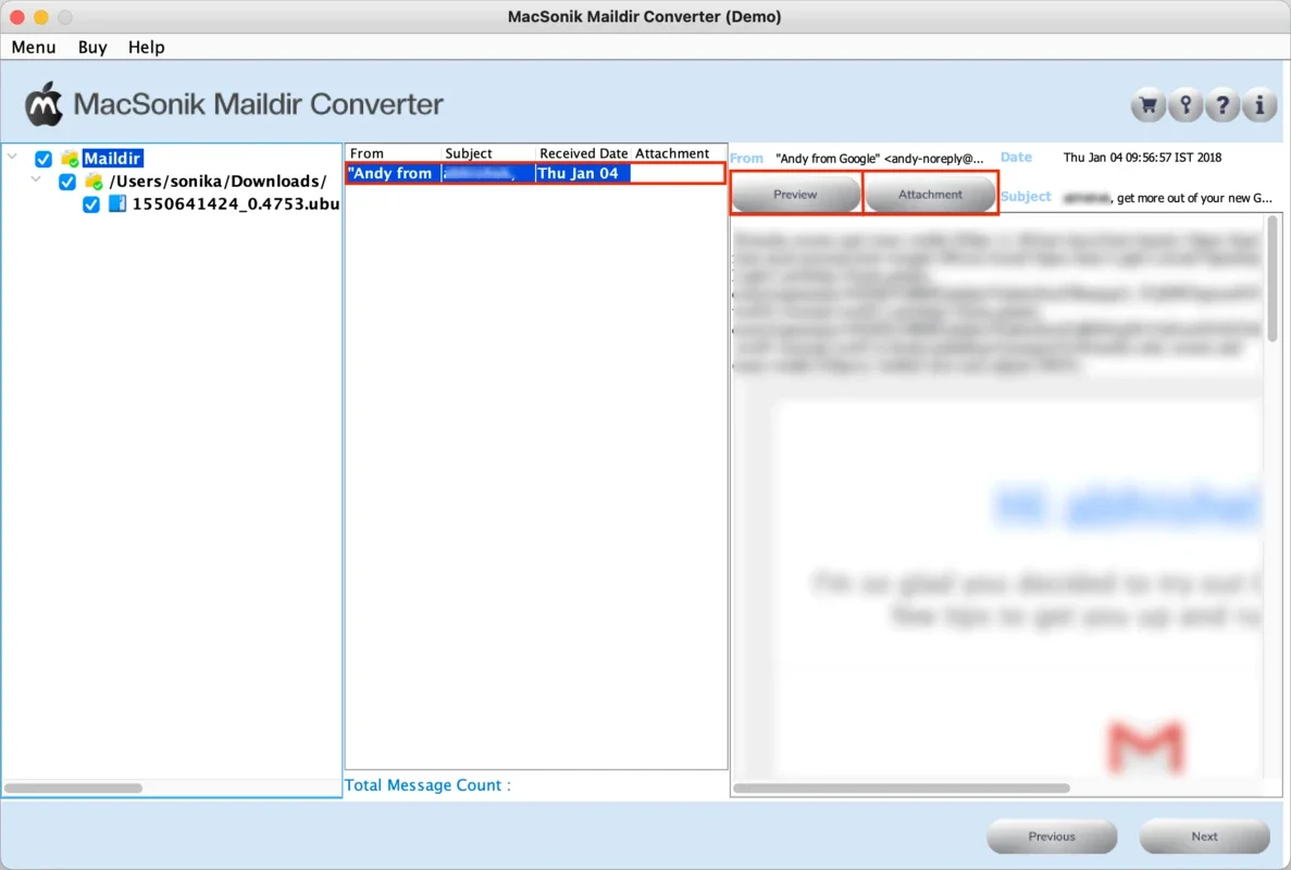 MacSonik Maildir Converter for Mac - Secure Email Conversion