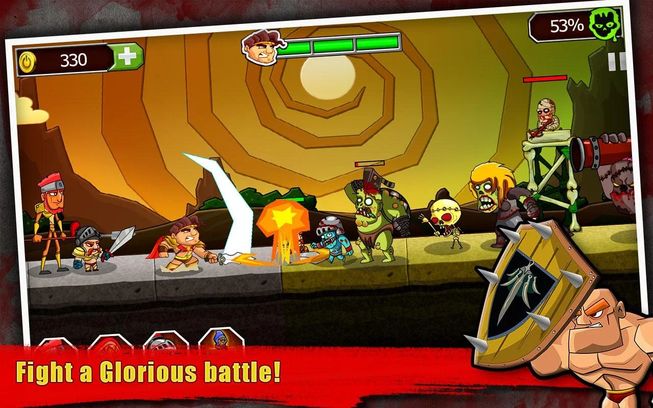 Legend vs Zombies for Android - Engaging Defense Game