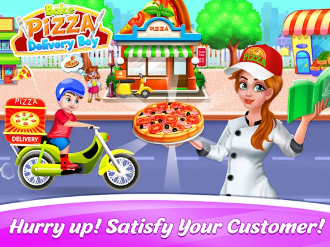 Bake Pizza Delivery Boy for Android - No Downloading Required