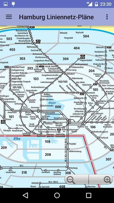 Hamburg Transit Maps for Android - Seamless Navigation