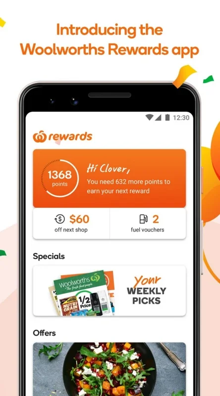 Woolworths Rewards for Android: Earn Points on Purchases