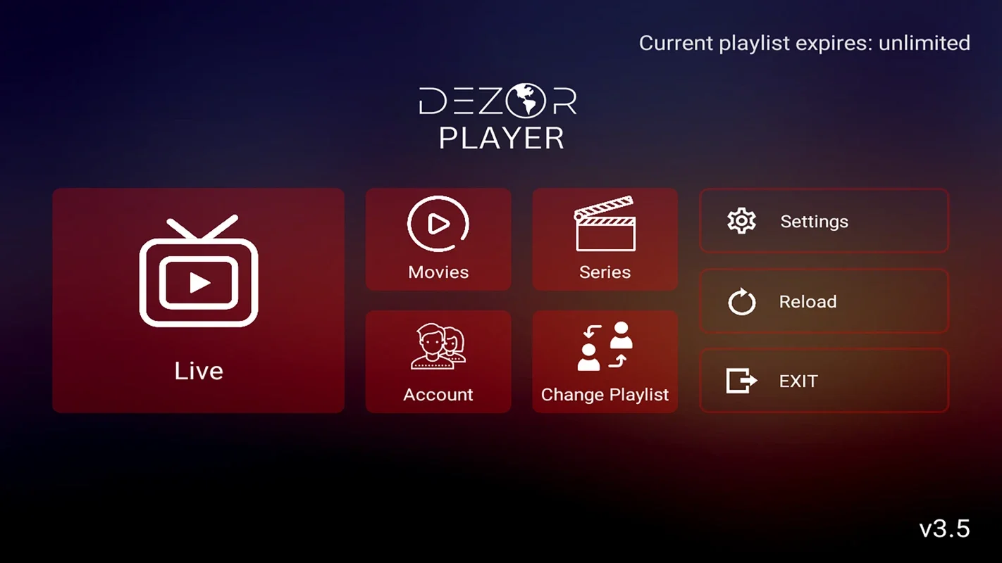 DEZOR PLAYER for Android - Stream Your Favorite Channels