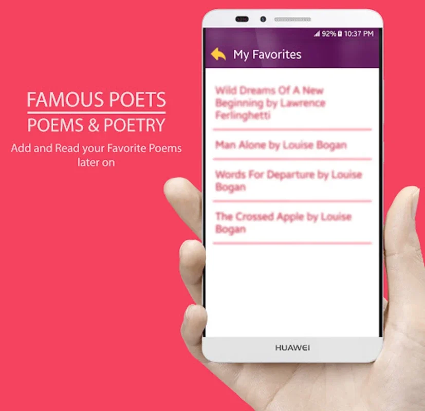 Famous Poets, Poems & Poetry for Android - Explore Vast Poetry Collection