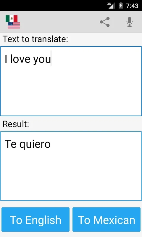 Mexican Translator for Android - No Downloading Needed