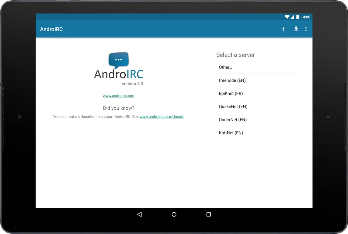 AndroIRC for Android - Connect Seamlessly with IRC