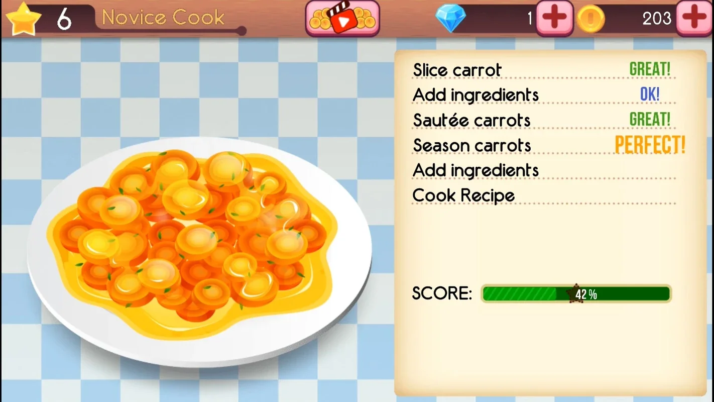 Cookbook Master for Android - Fun Cooking Game