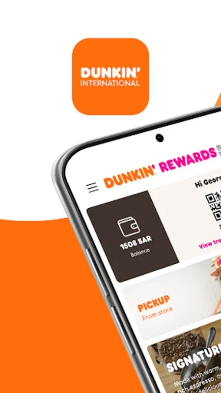 Dunkin’ International for Android: Streamlined Coffee & Doughnut Orders