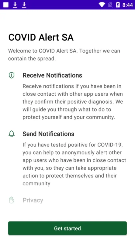 COVID Alert South Africa for Android - Track COVID-19