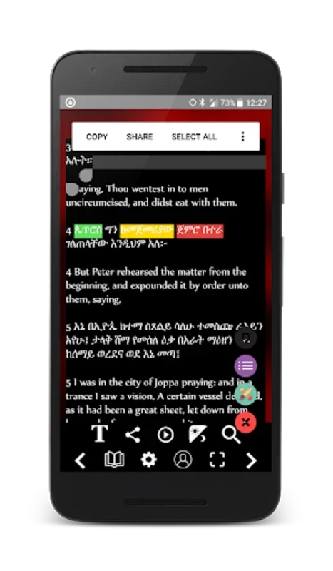 Amharic Bible for Android: Spiritual Insights at Your Fingertips