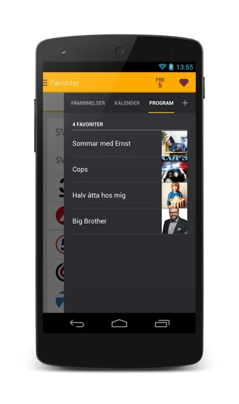 tv.nu for Android - Navigate TV & Streaming Easily