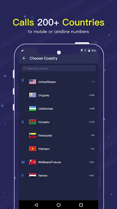 VCall - Global WiFi Call for Android: Affordable Global Calls