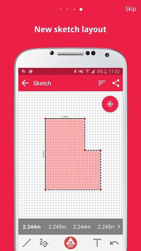 DISTO sketch for Android - Precise Sketching App