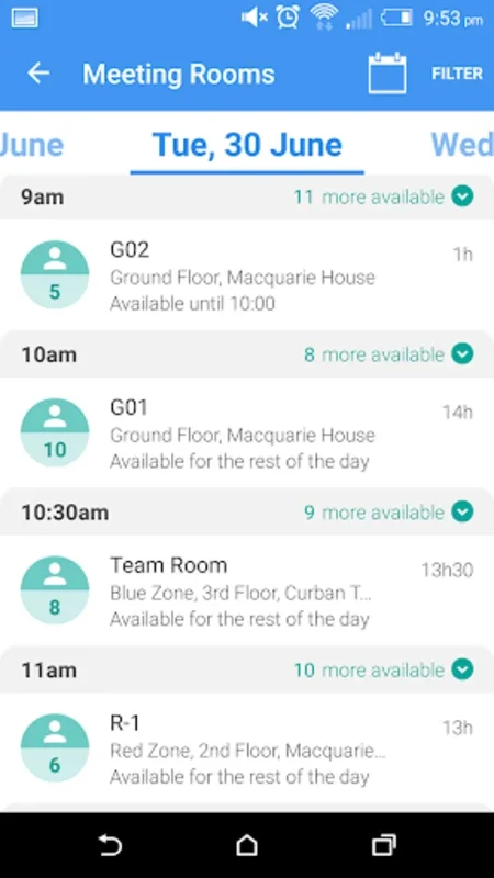 Matrix Booking for Android: Streamline Workplace Reservations