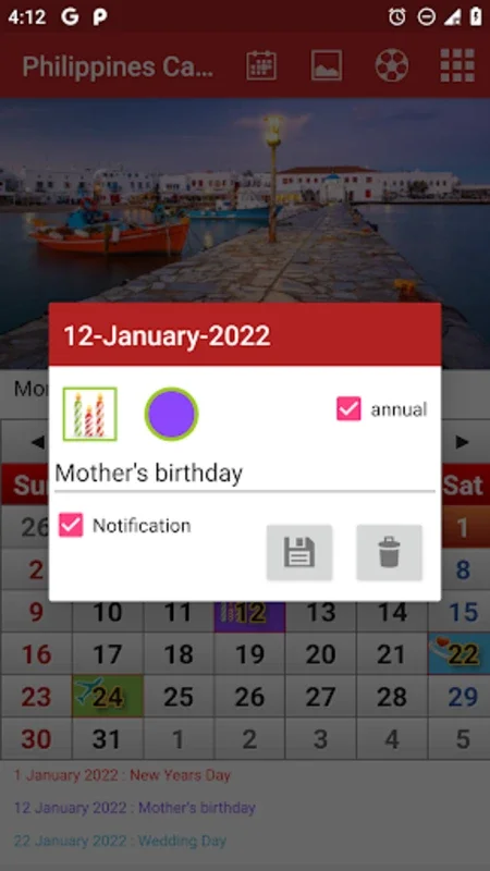 Philippines Calendar 2022 for Android: Manage Your Schedule Effectively