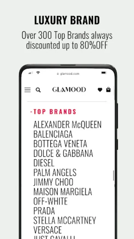 Glamood for Android - Shop Luxury Brands Easily