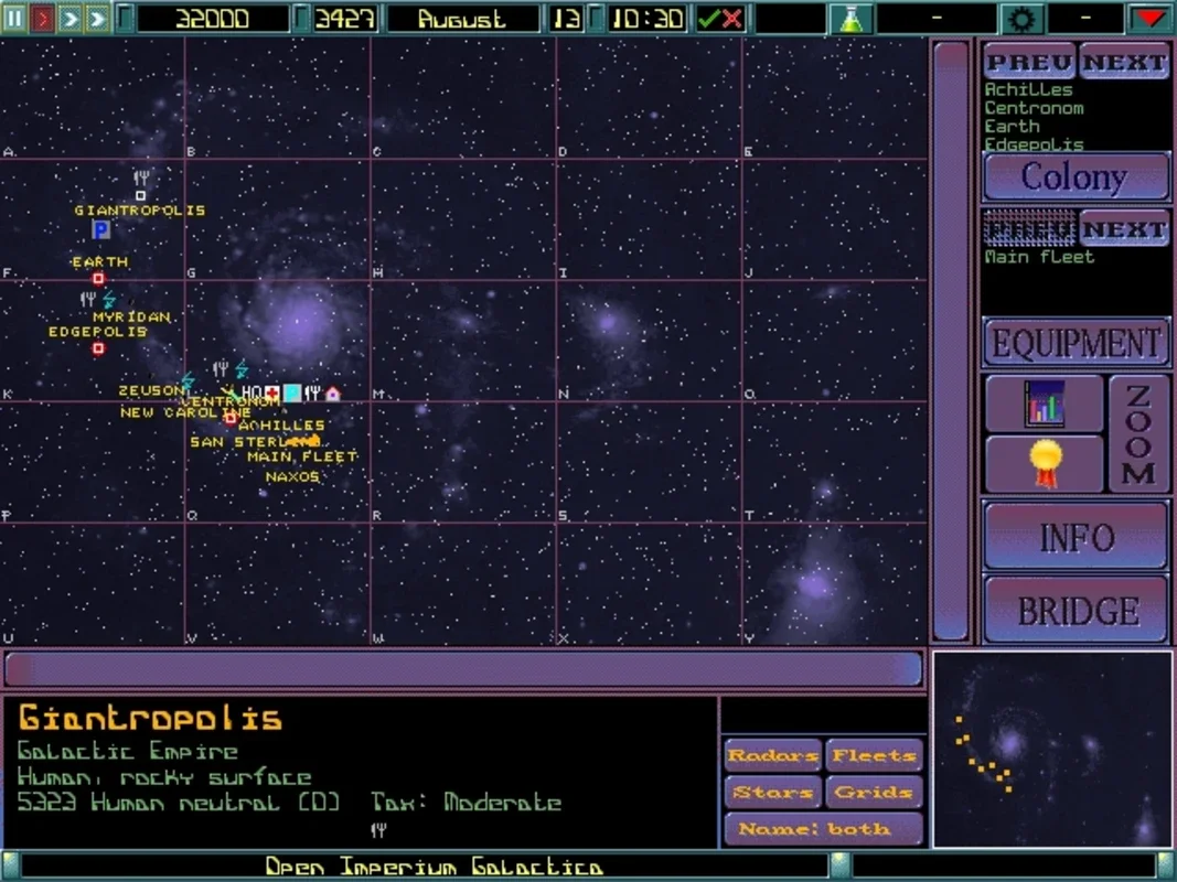 Open Imperium Galactica for Windows - Rich Strategy Experience