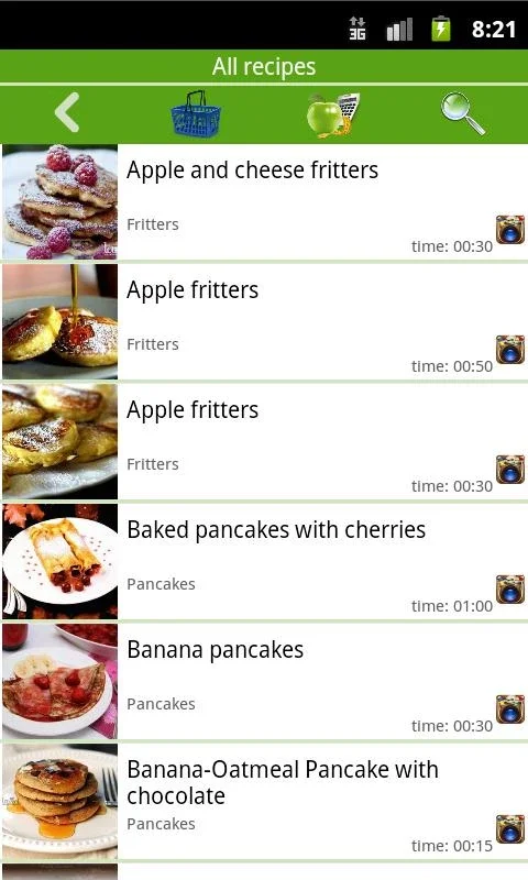 Pancakes recipes for Android - Discover 354 Mouthwatering Recipes