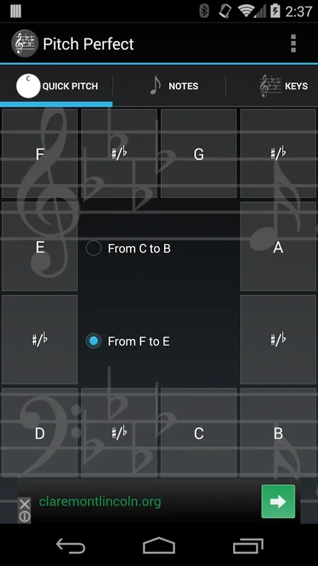 Pitch Perfect for Android - The Perfect Tuning App