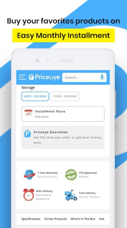 Priceoye for Android - Shop Authentic Tech with Speedy Delivery