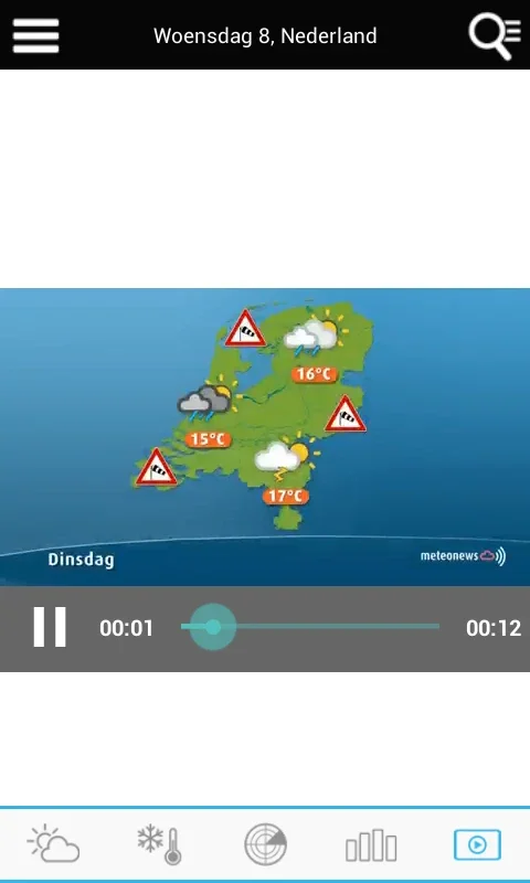 Weather Netherlands for Android - Real-Time Forecasts