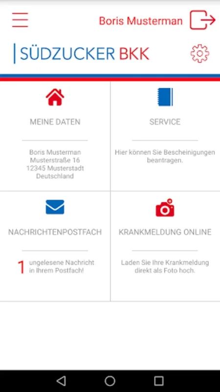 Südzucker BKK for Android - Streamlined Healthcare Management