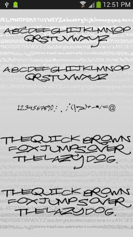 Graffiti Free Font Theme for Android - Enhance Your Images