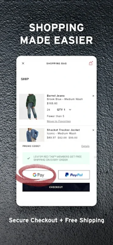 Levi for Android - Transform Your Shopping Experience