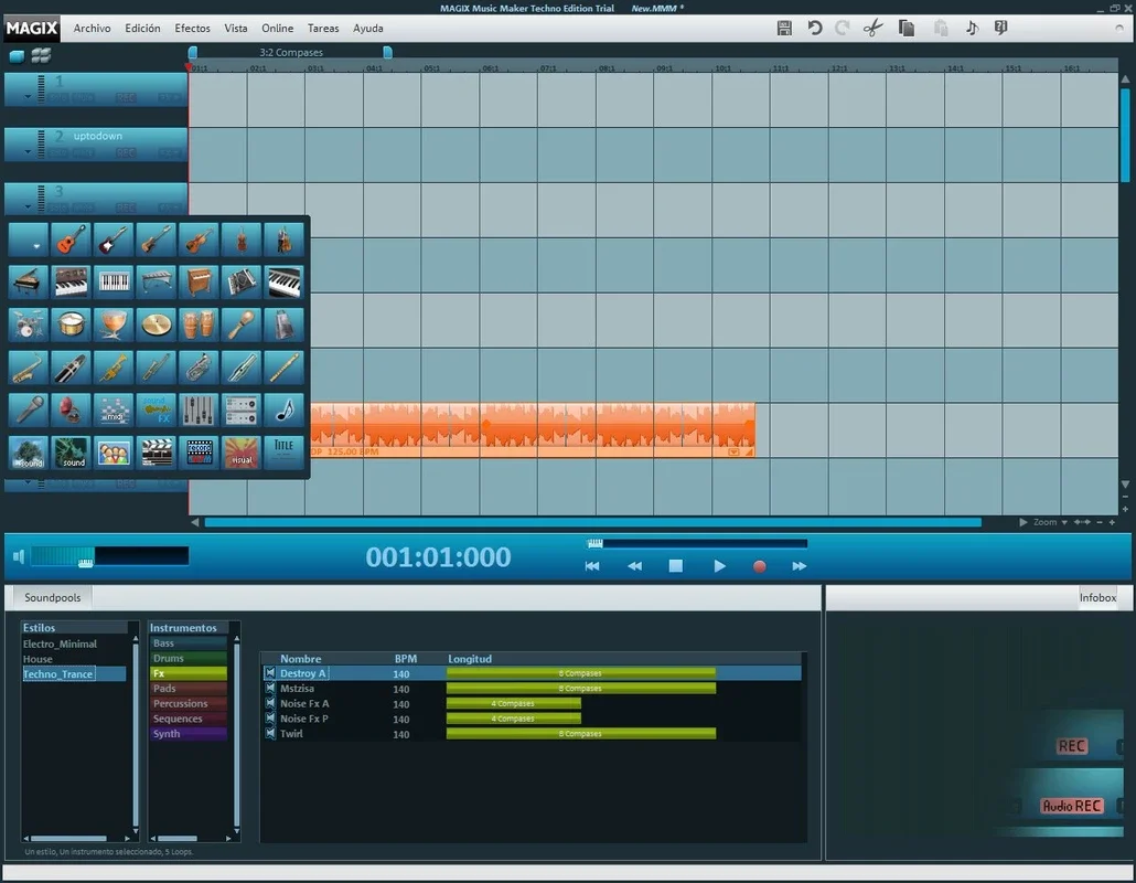 MAGIX Music Maker Techno Edition for Windows - Create Techno Music