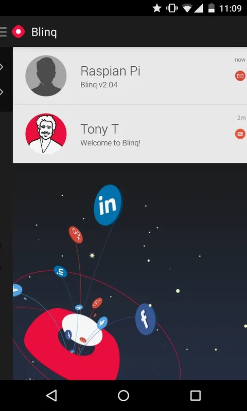 Blinq for Android - Centralize Your Social Life