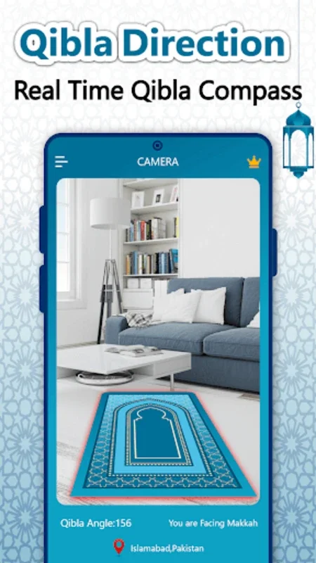 Qibla Direction for Android: Accurate Qibla Finding