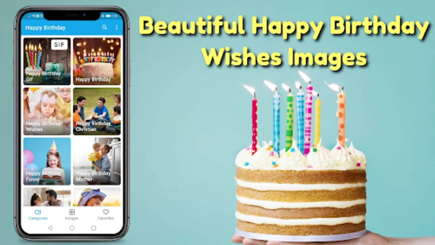 Happy Birthday Wishes Images for Android - Personalized Cards & GIFs