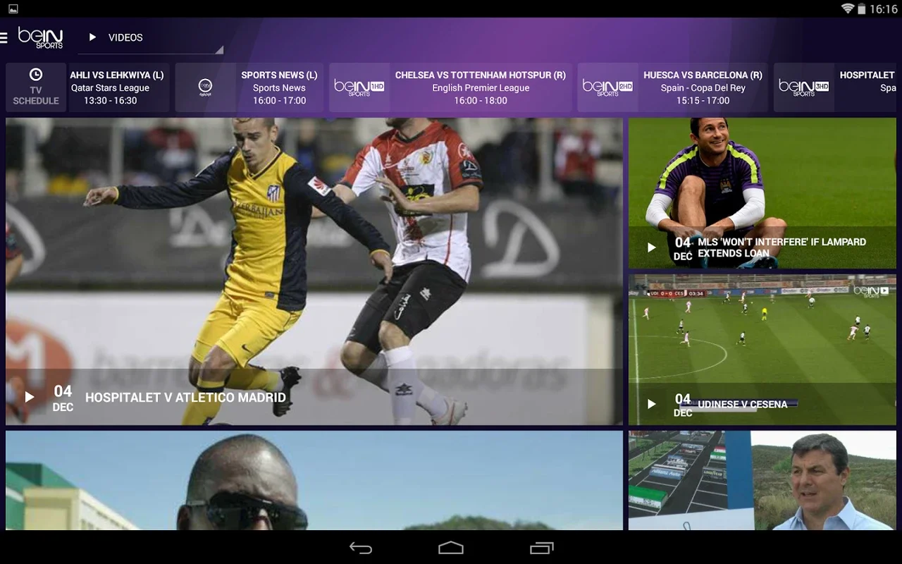 beIN SPORTS (MENA) for Android - Stay Connected to Sports