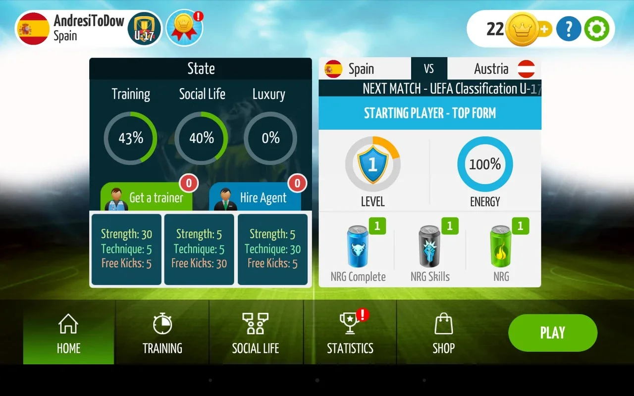 Soccer Star 22: World Football for Android - No Downloading Needed