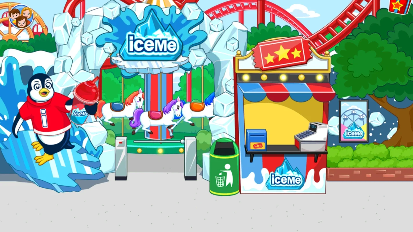 My Town : ICEME Amusement Park Free for Android - Fun for Kids