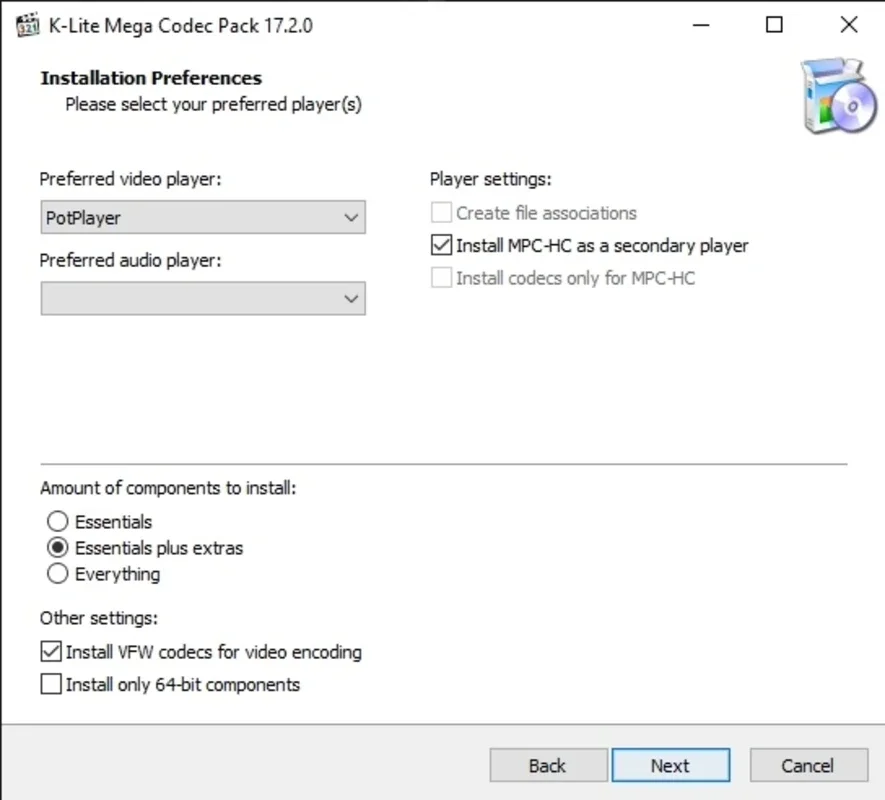 K-Lite Codec Pack (Mega) for Windows - Play Any Video Easily