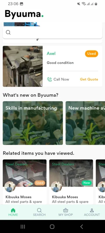 Byuuma for Android - Connecting Ugandan Businesses