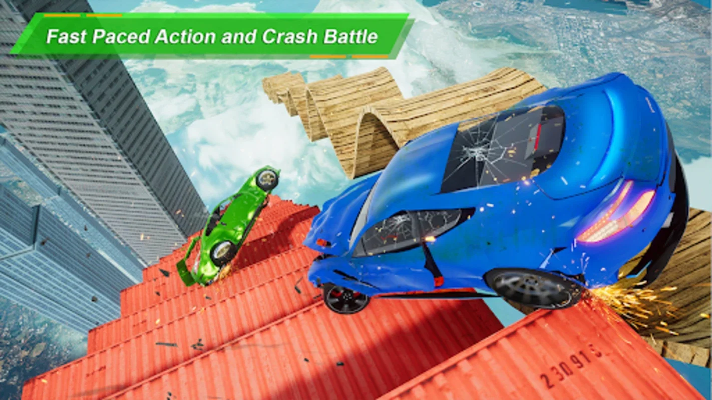 Trials Car Crash - Car Driving for Android: Thrilling Crashes and Vehicle Upgrades