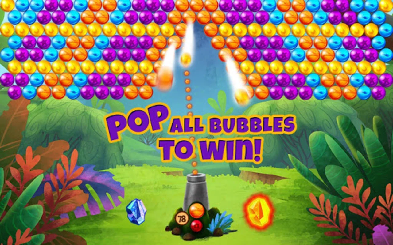 Vulcan Pop Bubble Shooter for Android: Engaging Challenges