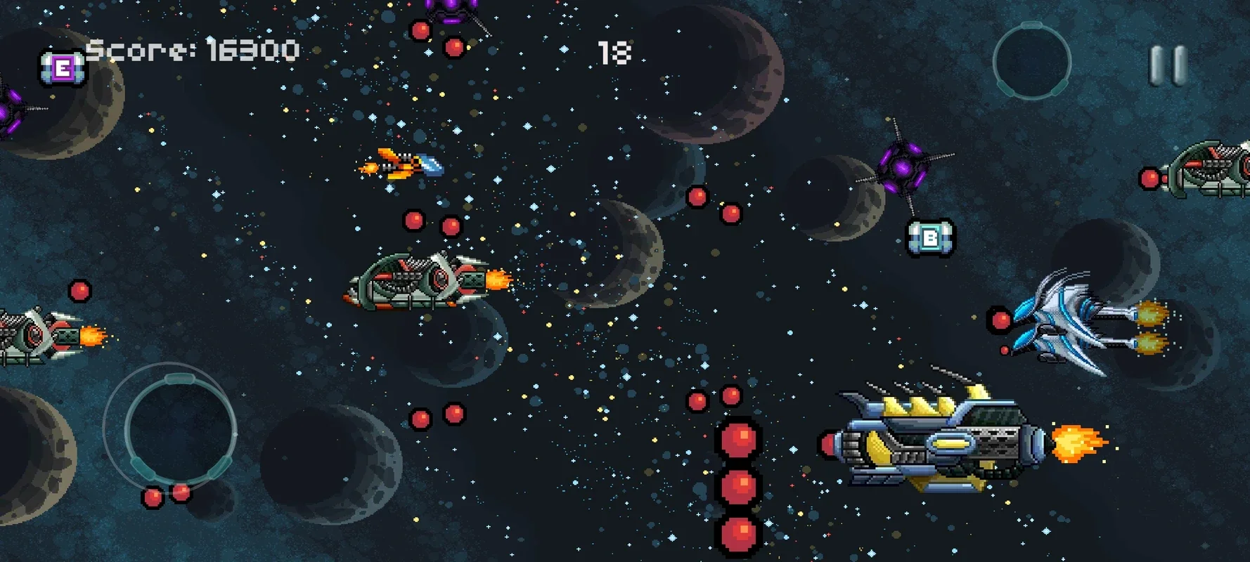 Shoot Em Up: Space Force Ship for Android - A Pixel Art Space Adventure