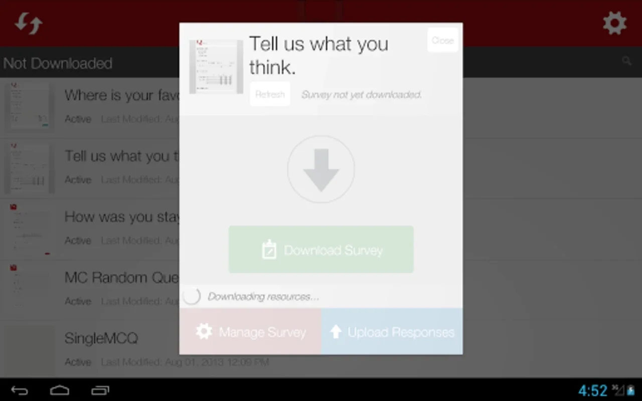 Offline Surveys for Android: Convenient Data Collection