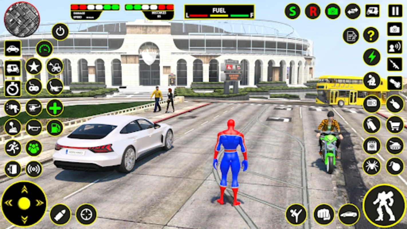 Spider Robot Hero Car Games for Android - No Downloading Required