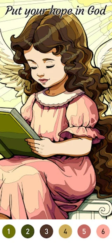 Bible Color for Android - Relaxing Coloring App