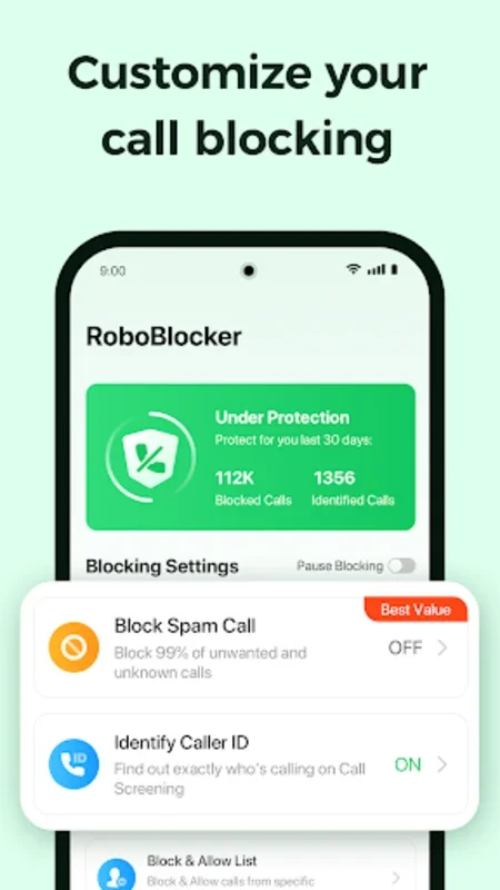 RoboBlocker for Android - Block Robocalls Effectively