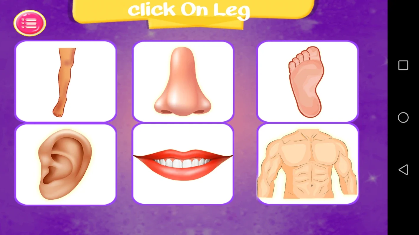 The Learning App - Kids Body Parts Learning for Android: Fun Body Learning