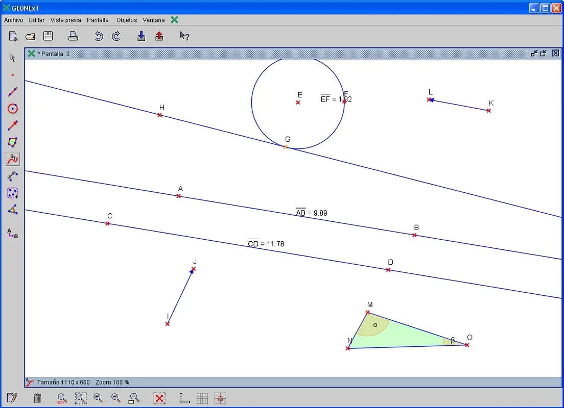 Geonext for Windows - Learn Geometry Easily