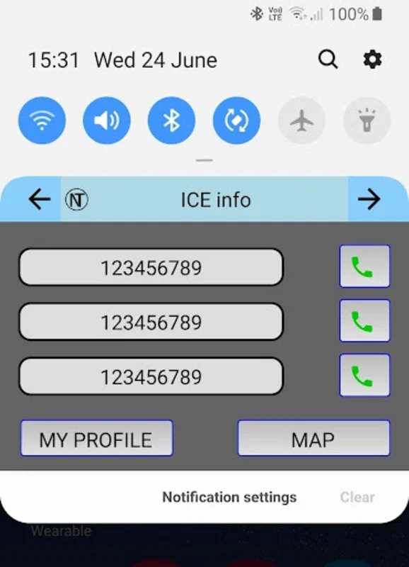 ICE + tools for Android: Comprehensive Emergency Kit