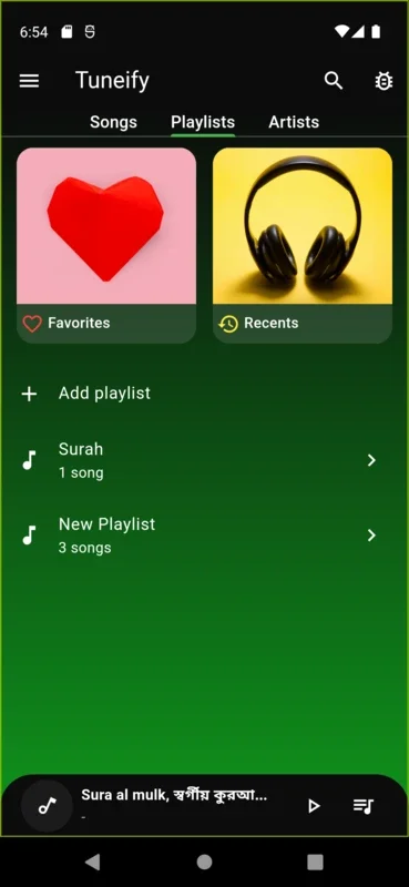 Tuneify for Android - Enjoy Seamless Music with Multiple Features