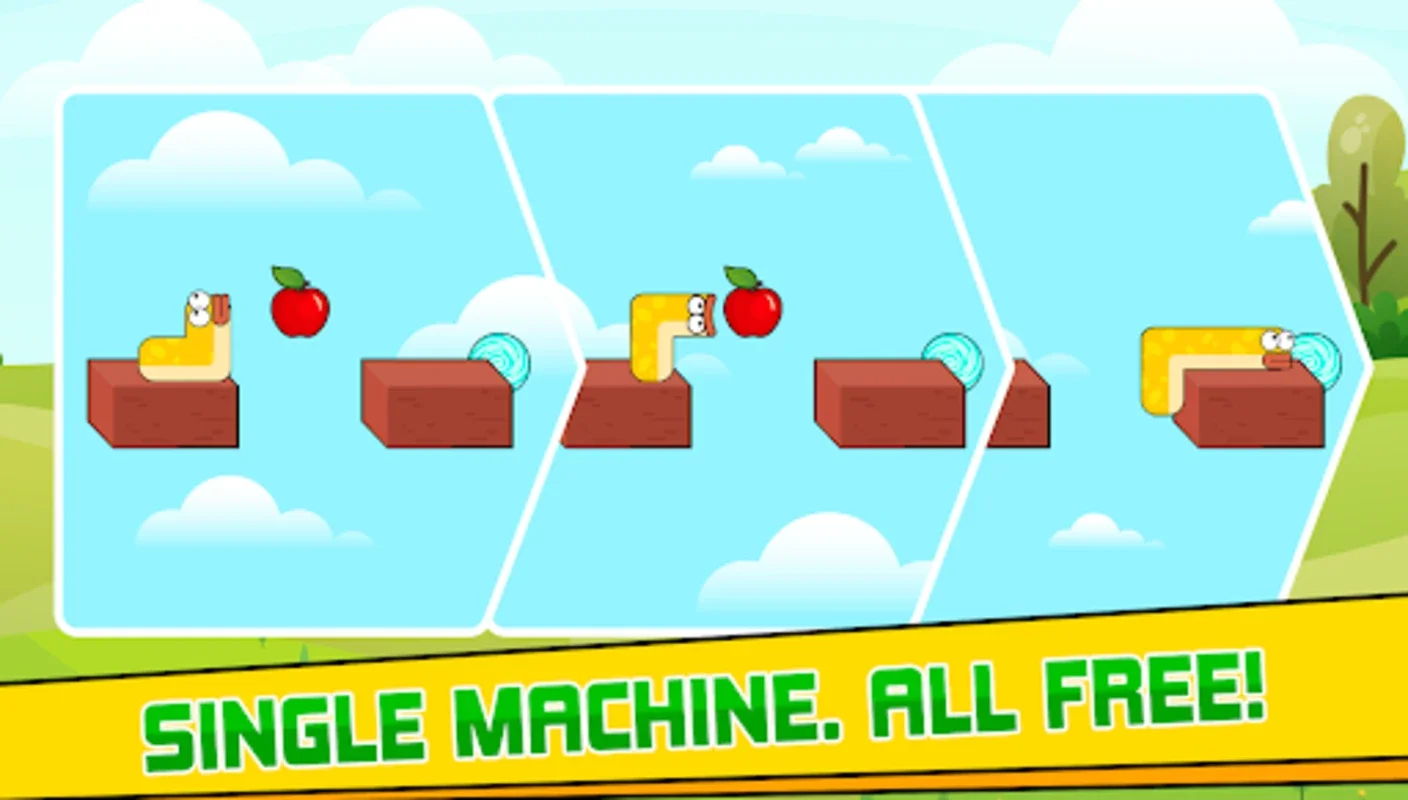 worm apple for Android - An Educational Puzzle Game