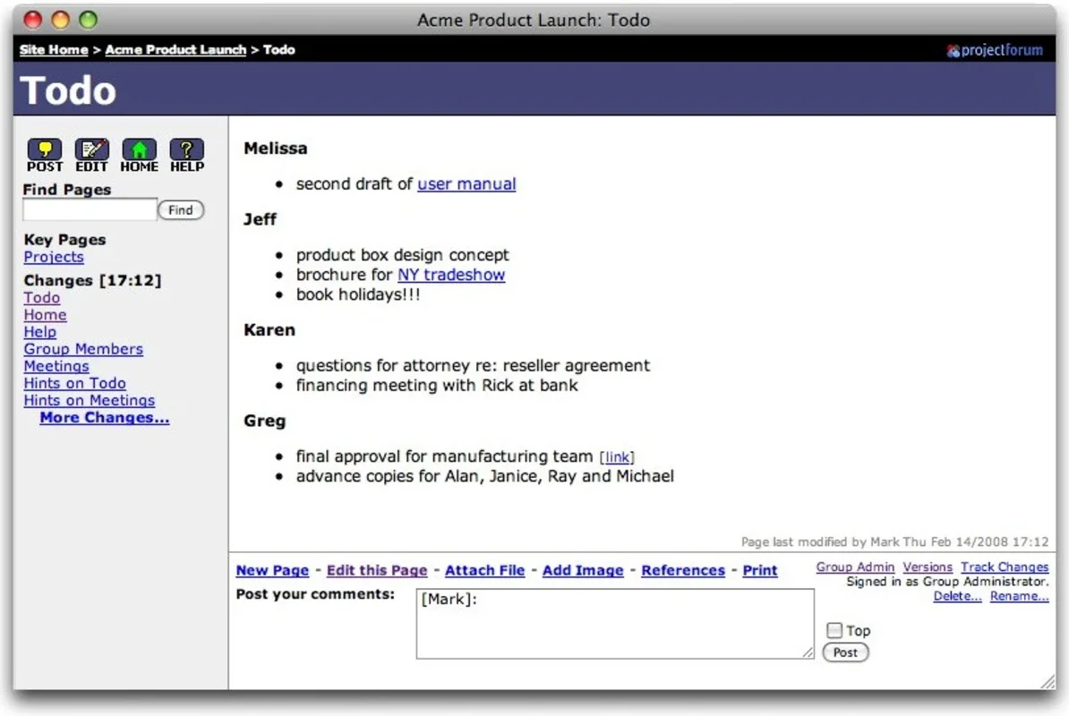 ProjectForum for Mac - Free Communication Tool